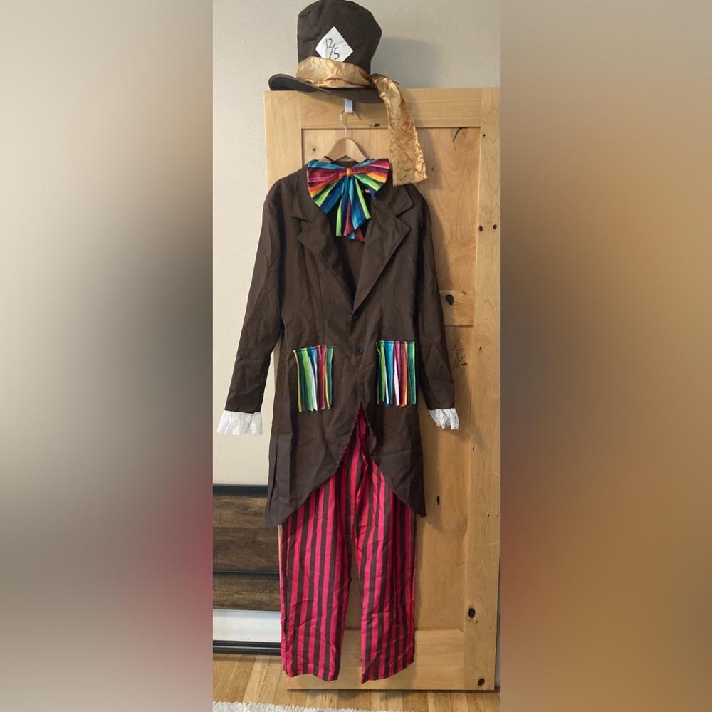 Men's Mad Hatter Costume- Large